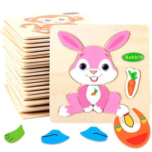 Wooden Puzzles Toys For Kids  -Super Toy Mart