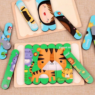 Wooden Jigsaw Puzzles - Super Toy Mart