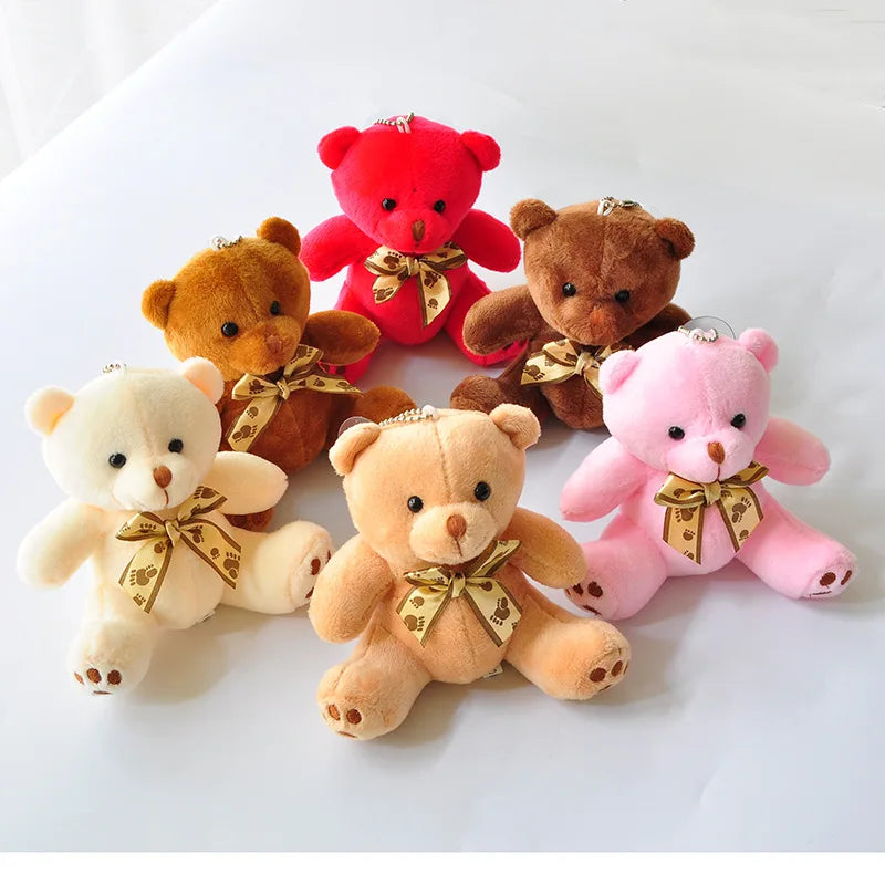 Teddy Bears Stuffed Toys Small Plush dolls Animal soft fluffy baby pendant gift kids Picnic/Wedding Favor/Baby Shower