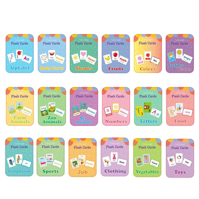 Babies Alphabet Flashcards Learning Matching Games Toys - Super Toy Mart