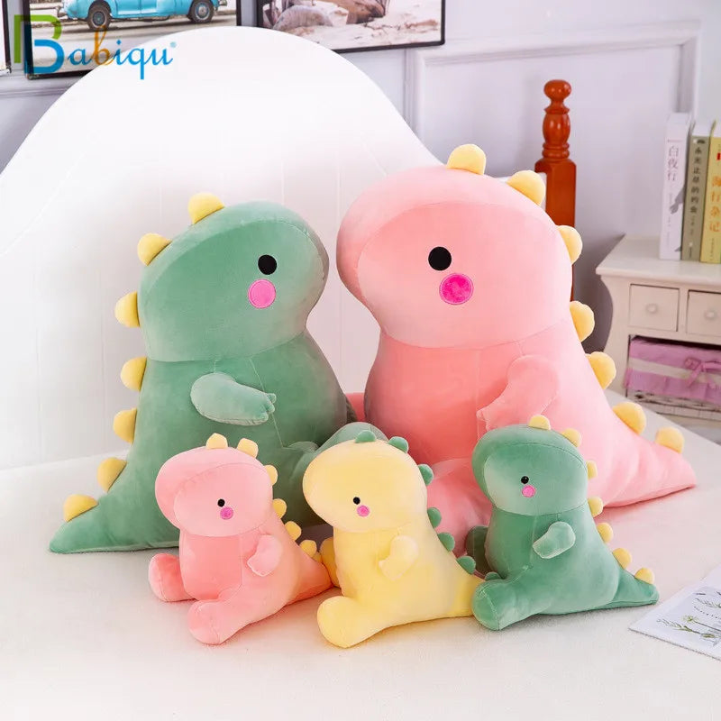 25-50cm Super Soft Lovely Dinosaur Plush Doll Cartoon Stuffed Animal Dino Toy for Kids Baby Hug Doll Sleep Pillow Home Decor