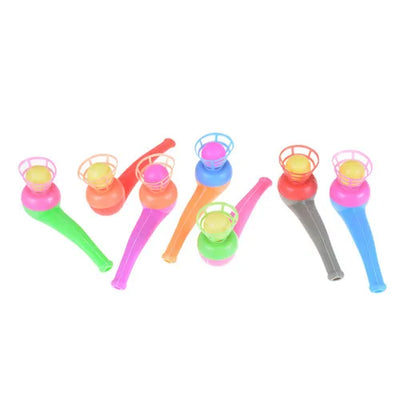 Fun Plastic Pipe Balls Sports Entertainment Toys Balance Training Learning Educational Toy For Children Blowing Outdoor