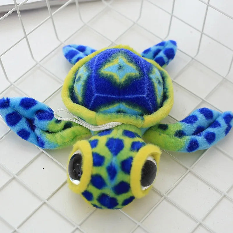 15cm Cute Simulation Tortoise Plush Toys Baby Sleeping Pillow Soft Cartoon Animal Tortoise Stuffed Doll Window Pendant Doll Gift