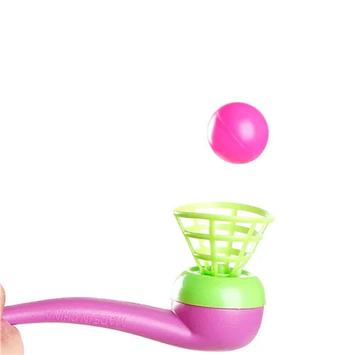 Fun Plastic Pipe Balls Sports Entertainment Toys Balance Training Learning Educational Toy For Children Blowing Outdoor