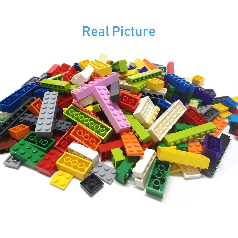 40pcs DIY Building Blocks Slope 2x4 Thick Figure Bricks Educational Creative Compatible With 3037 Toys for Children Size