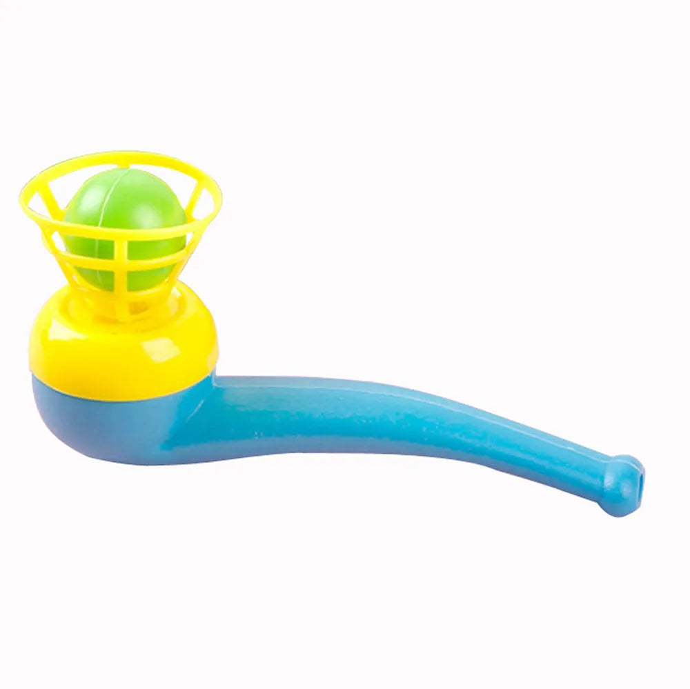 Suspended Blow Pipe Blow Ball Rod Board Game for Children Balance Training Floating Blowing Ball Board Game Family Kids Toy