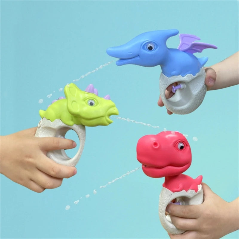 Handheld Cartoon Dinosaur Water Guns Toy Hot Day Seasides Water Toy Kids Adult Outdoor Swimming Pool Seasides Toy