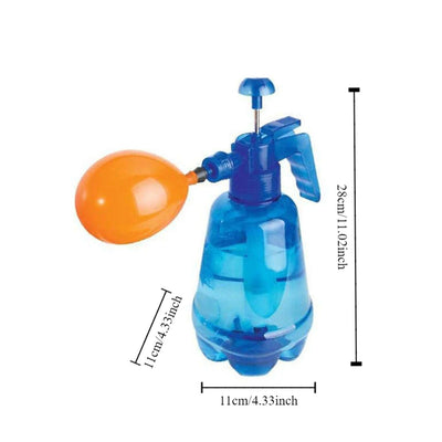 Plastic Water Balloon Pump Automatic knotting Outdoor Toy Balloons Family Water Fight Games Portable Outdoor Fun