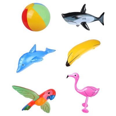 Swimming Pool Float Inflatable Toy Hawaiian Event Party Garden Supplies Decor Inflatable Flamingo Beach Ball Toy For Children