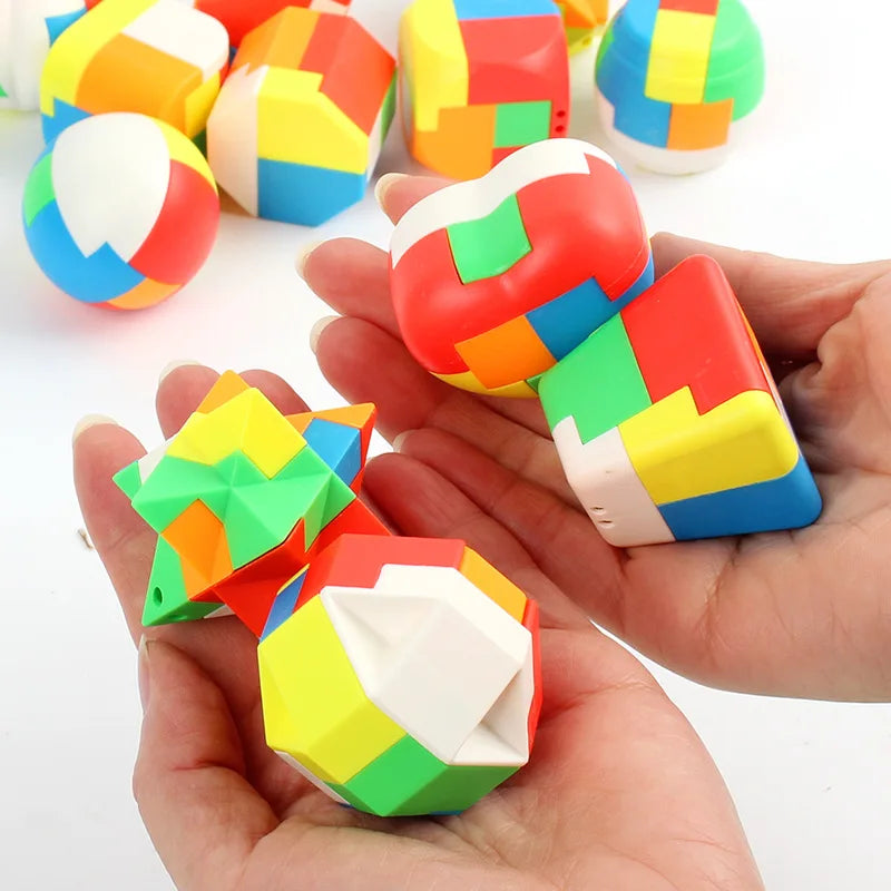 5Pcs Magic Balls Cube Puzzle Maze Toy Fun Brain Game Challenge Toys Balance Educational Toys Party Favors Classroom Loot Bag