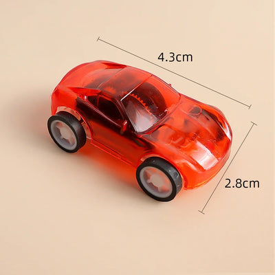  Transparent Mini Pull Back Car Plastic Toys Kids's Toys-Supertoymart