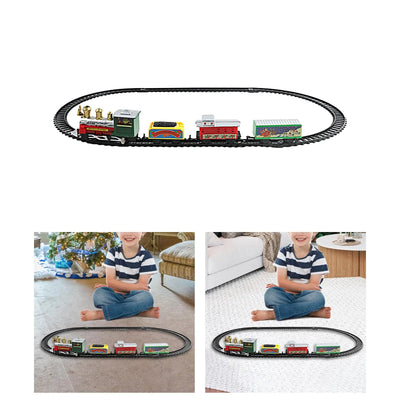 Western Express Train Toy Set With Round Shaped Track For Kids-Supertoymart