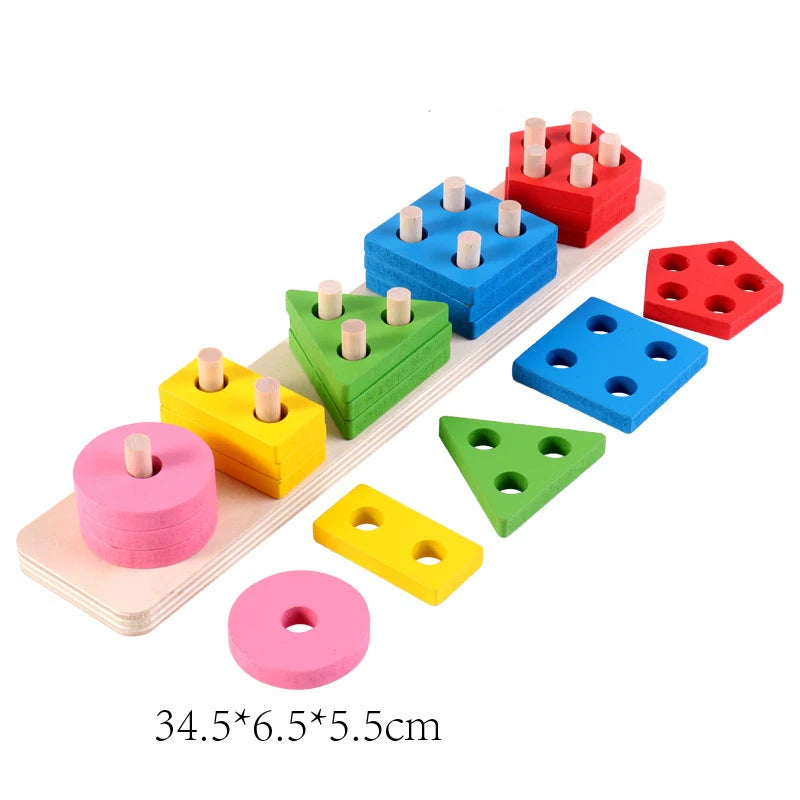 Jigsaw Number Matching Educational Learning Toys - Super Toy Mart