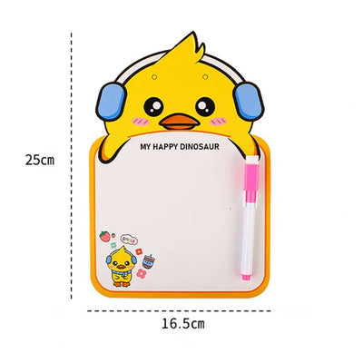 Children Drawing Board with Pencil Cute Animal Shape Erasable Reusable Kids Writing Tablet Doodle Board Toddler Educational Toy