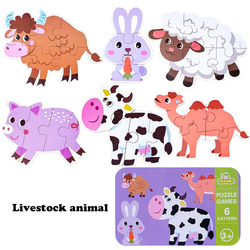 Best Animal Jigsaw Educational Learning Toys - Super Toy Mart