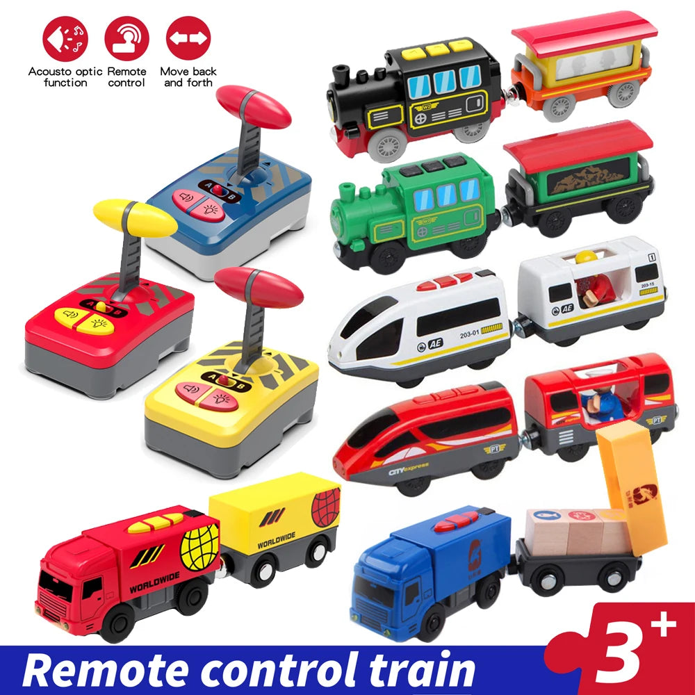 Magnetic Toy  Remote Control Electric Train-Supertoymart