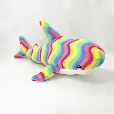 30CM Cute Colorful Shark Plush Toy Soft Stuffed Animal Doll Baby Sleep Pillow Birthday Gifts Gift For Children Girls