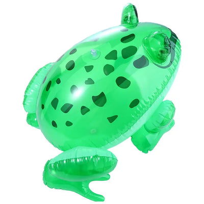 Light Birthday Party Decor Green Inflatable Frog Toy Festival Party Decor Inflatable Frog Model Glowing Frog Inflatable Toy