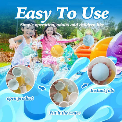 Bomb Shape Water Balloons Adults Kids Boys Summer Reusable Silicone Water Playing Toys Beach Swimming Pool Party Water Balloons