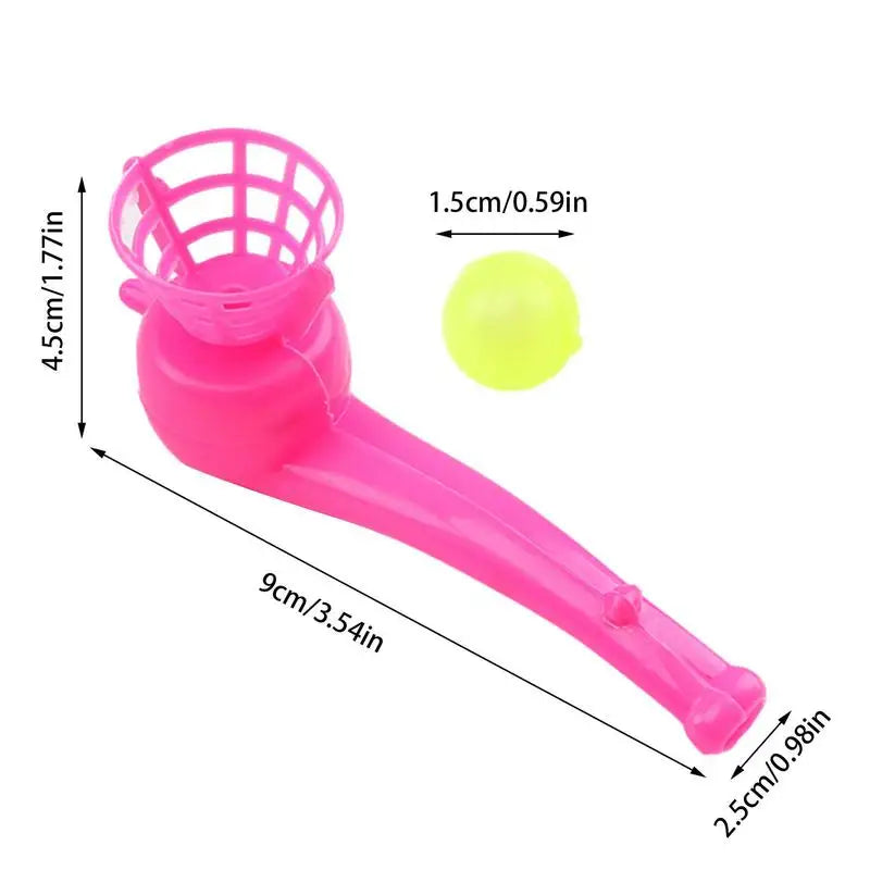 Funny Blow Balls Toys Floating Blowing Pipe Stress Reliever Balance Training Educational Toys for Outdoor Games kids Party gifts