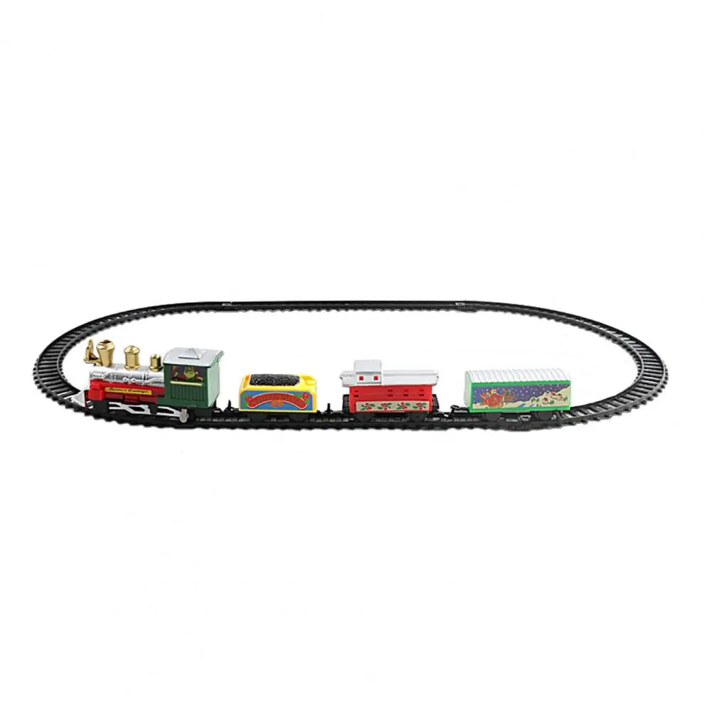 Electric Train Toy Light Sounds Trail Moving Entertainment Kids -Supertoymart