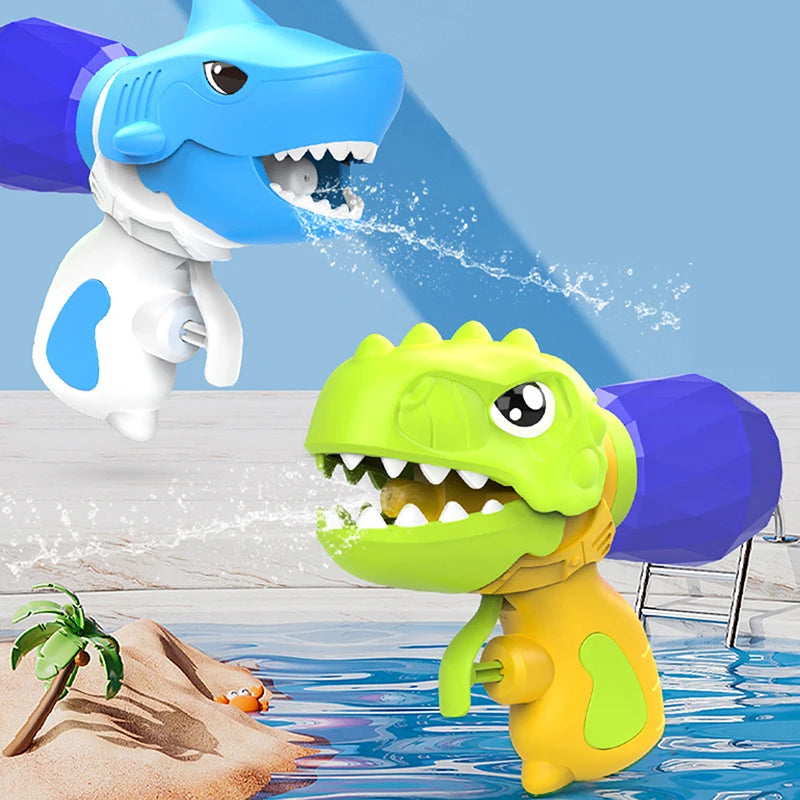 Children's Cartoon Water Gun Blow-water Small Toy Spray Outdoor Toys Water Game Kids Water Gun