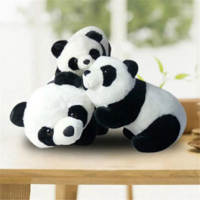 1PC Birthday Kneeling Sitting Kids Baby Soft Cloth Toy Cute Cartoon Pillow Plush Panda Stuffed Animals Present Doll