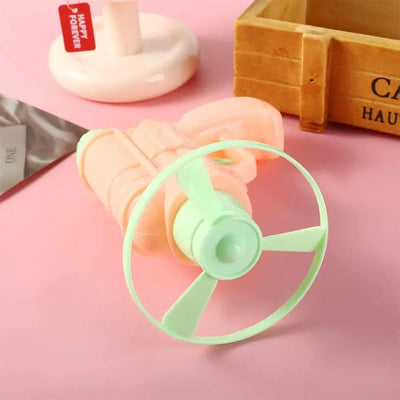 Hand-push Flying Spinning Top Toys Flying Spin Top Outdoor Dragonfly Flying Top Plastic Colorful Rotating Gyro Birthday Gift