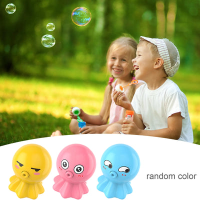 Octopus Bubble Machine Bubble Maker Automatic Bubble Blower Machine Halloween Birthday Toys Gifts for Toddlers Girls Boys Indoor