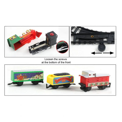 Electric Train Toy Light Sounds Trail Moving Entertainment Kids -Supertoymart