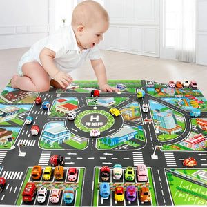 Map toy car model game pad  play house toys -Supertoymart