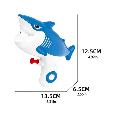 Summer Beach Water Gun Kids Shark Dolphin Cartoon Design Bath Toys Holiday Mini Water Spray Swimming Pool Fighting Game Children