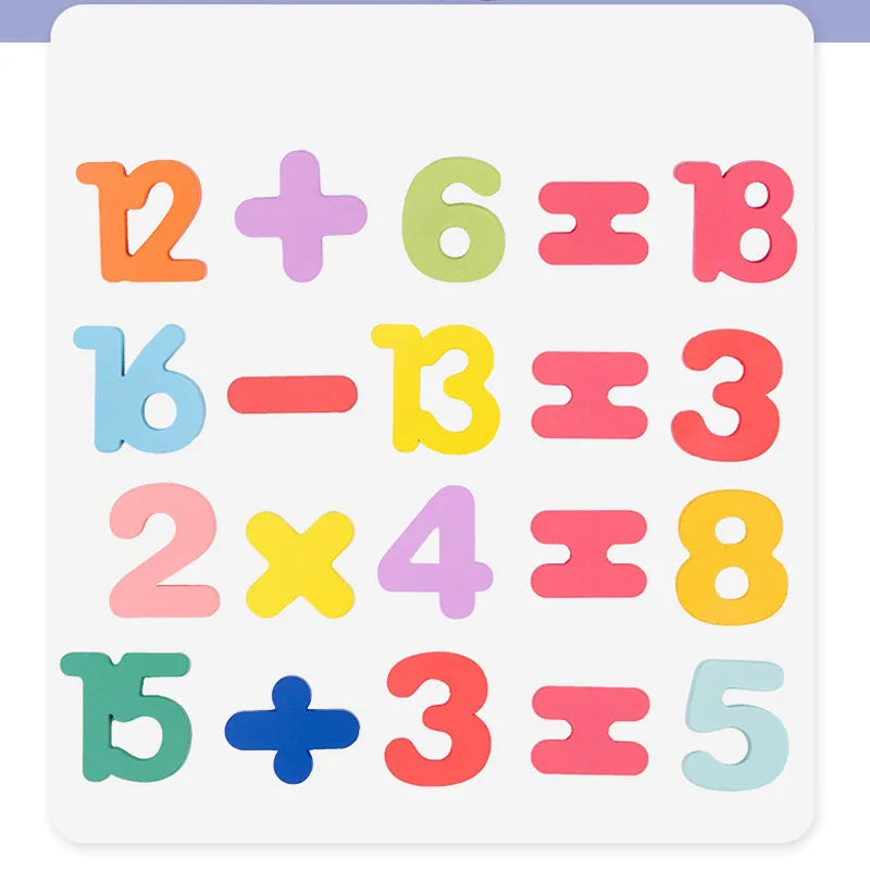 Jigsaw Number Matching Educational Learning Toys - Super Toy Mart