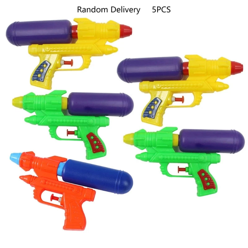 Kids Mini Water Toy Summer Beach Water Fighting Toy Guns Summer Toy 5pcs