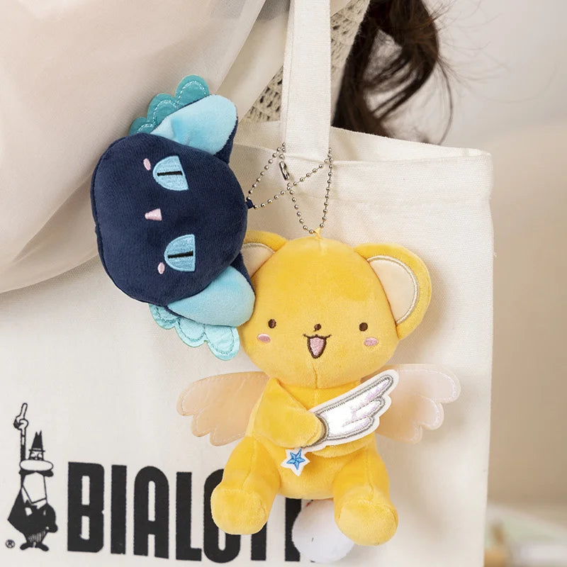 7cm/13cm Mini Cartoon Cardcaptor Sakura Kero Plush Toys Pendant Anime Card Captor Doll Cute Key Chain Soft Stuffed Toy Kids Gift