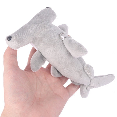 Cute Plush Hammerhead Shark Toy Keychain Soft Stuffed Animal Key Chain For Birthday Gifts Doll Gift For Children 1pc 18cm/20cm