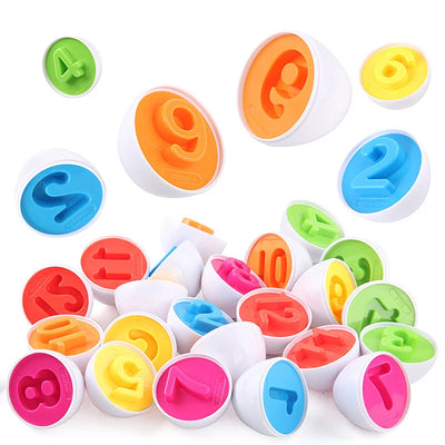 Sensory Educational Toy Smart Egg Toy Baby Development Games Shape Matching Puzzle Eggs Montessori Toys For Children 2 3 4 Years