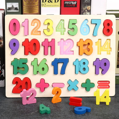 Jigsaw Number Matching Educational Learning Toys - Super Toy Mart