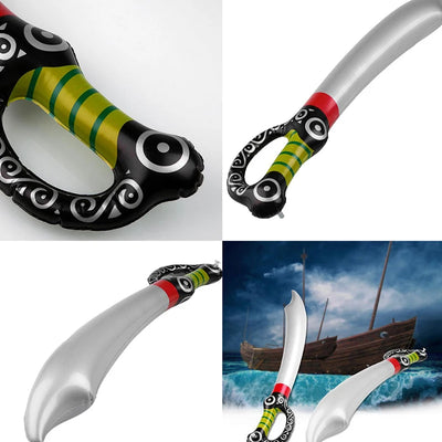 New upgrade Inflatable Swords Toys for Children Kids Outdoor Fun Pool Swim Water Play Toys Pirate Cutlass Soft inflatable toy