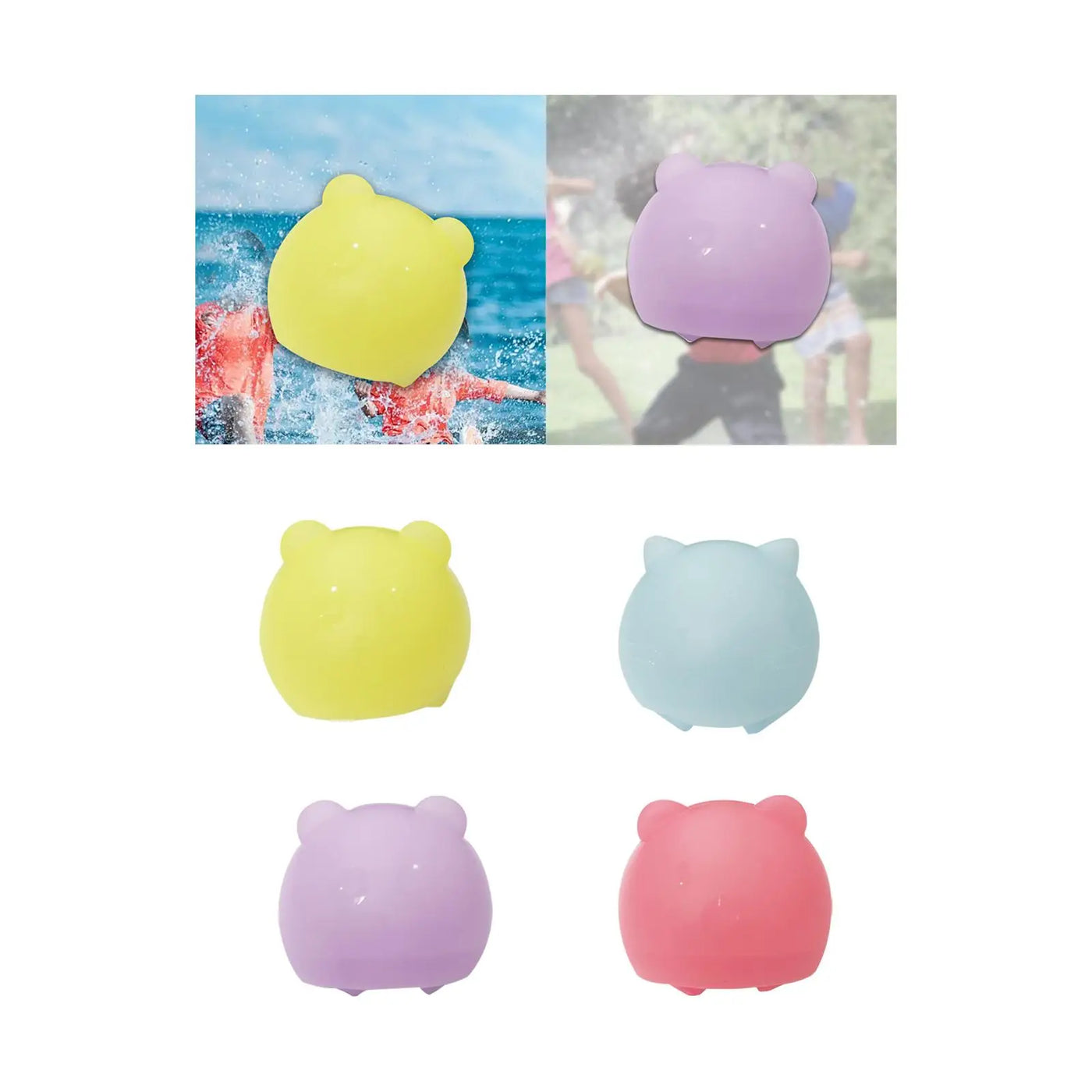 Water Balloon Summer Toy Beach Activity Outdoor Water Game Silicone Bath Toy Water Game for Summer Girls Backyard Pool Beach