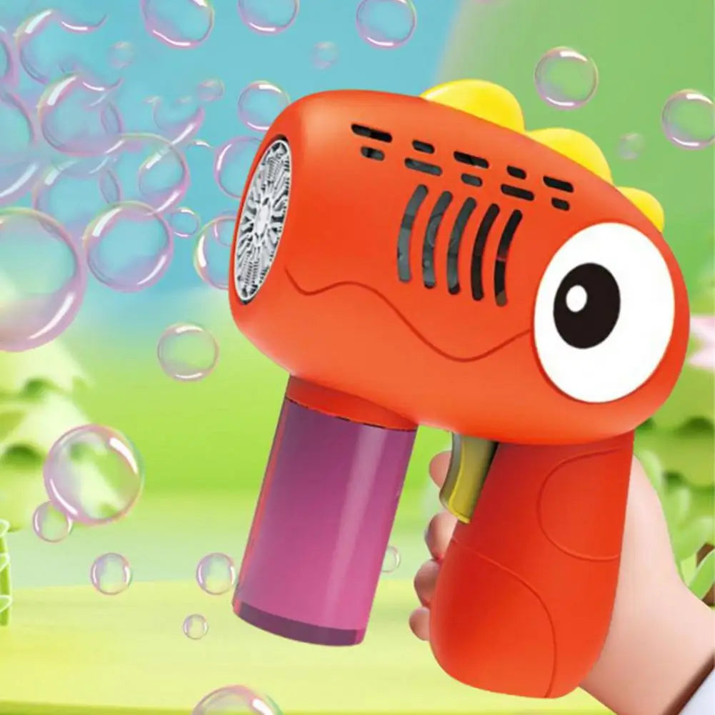 Motorized Bubble Blower Bubble Machine for Kids Portable Kids Bubble Maker Machine with Light Handheld Automatic for Toddlers