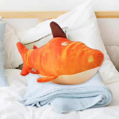 Adroable Plush Toy Shark Baby Doll Ornament Sleep Pillow Comfort Pillow Cushion for Office Couch Sofa Bedroom Birthday Gifts