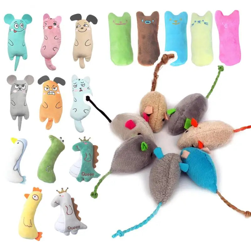 Home Cat Toy Cute Modeling Kitten Toy Mini Mice Toy Herbal Rat Toy Plush Herbal Mouse Universal Cat Accessories Toys For Cats