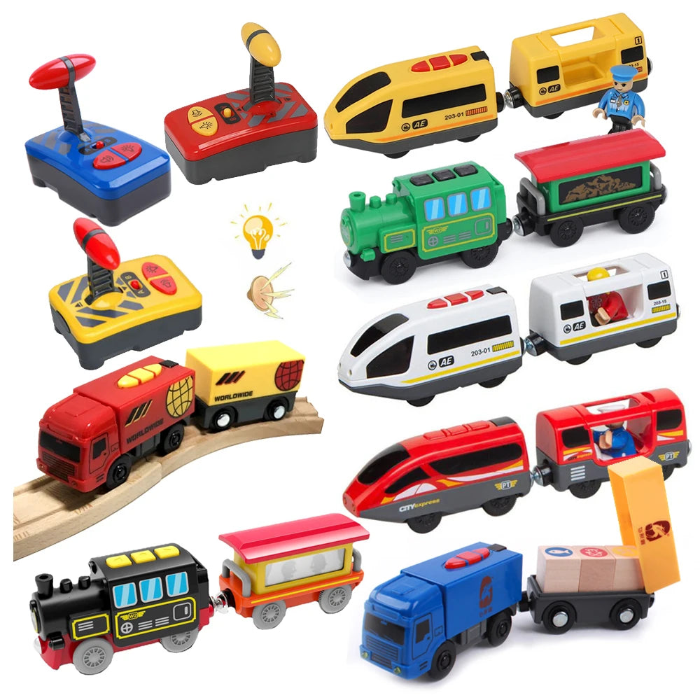 Magnetic Toy  Remote Control Electric Train-Supertoymart