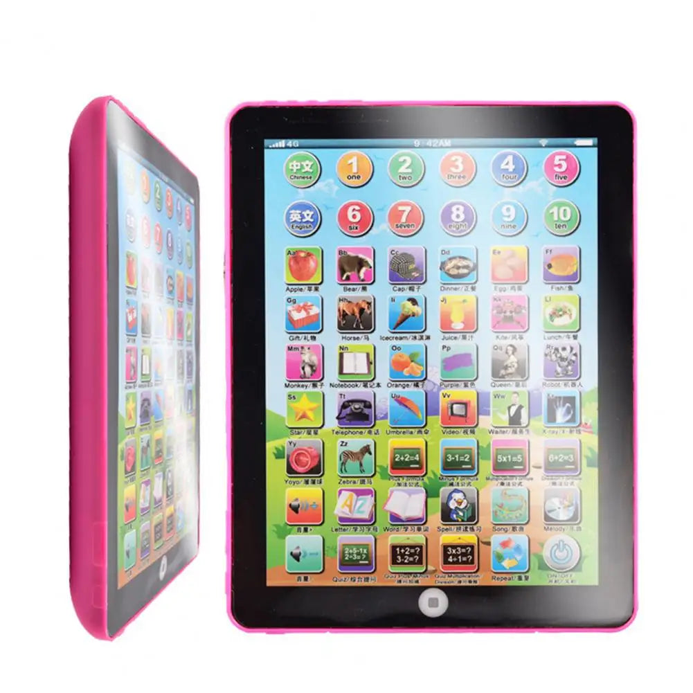 Kids Touch Tablet Tablet with Screen Eye Protection Abc Word Song Music Number Learning Educational for Fun