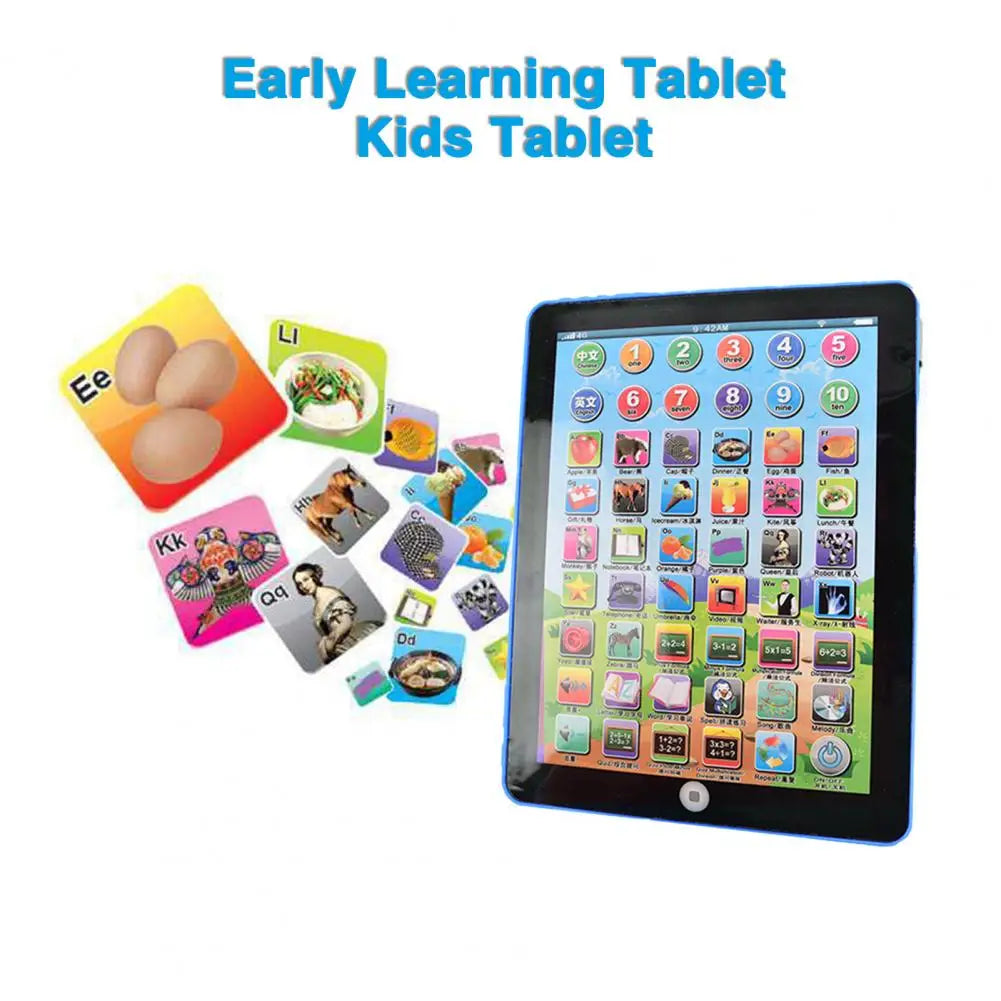 Kids Touch Tablet Tablet with Screen Eye Protection Abc Word Song Music Number Learning Educational for Fun