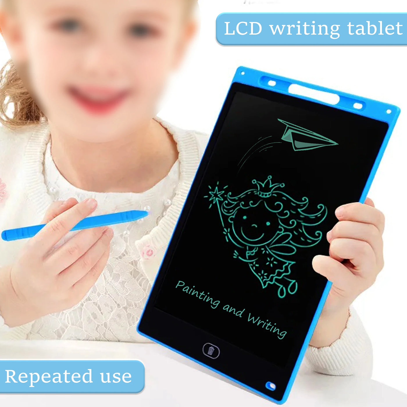 Lcd Writing Tablet Pad Memo Kids Drawing Board -Supertoymart