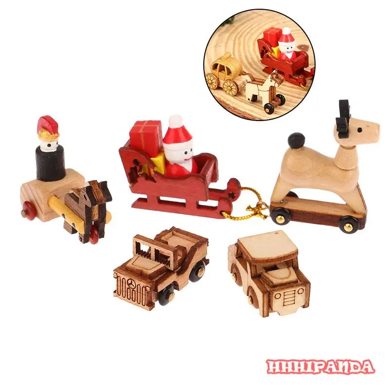 Handmade Wooden Train Car Carriage Toy Simulated Train Toy Model Non-remote Control Rail Car Removable Wooden Train For Kids Toy