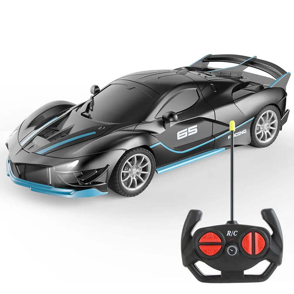 1:18 4 Channels RC car With Led Light 2.4G Radio Remote Control Cars Sports Car High-speed Drift Car Boys Toys For Children Gift