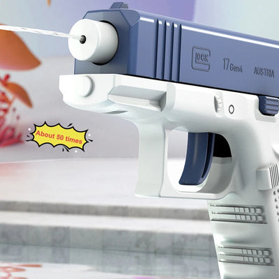 Summer Mini Manual Water Gun Toy Glock Pistol Unharmful Non Electric Water Spray Toy Outdoor Swimming Pool Beach for Kids Adult